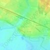 Mappa topografica Виноградово, altitudine, rilievo