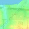 Mappa topografica Щербиновский, altitudine, rilievo