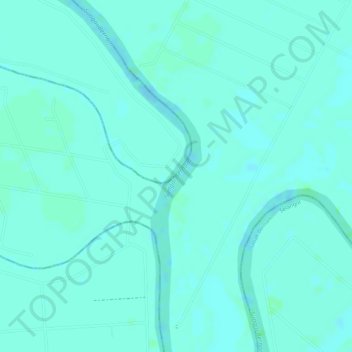 Mappa topografica Bernam River, altitudine, rilievo
