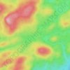 Mappa topografica Lac Parles-en-Pas, altitudine, rilievo