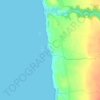 Mappa topografica Praia de Vale Figueiros, altitudine, rilievo