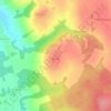 Mappa topografica Чижево, altitudine, rilievo