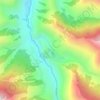 Mappa topografica Дусрах, altitudine, rilievo