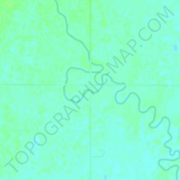 Mappa topografica Moccasin Creek, altitudine, rilievo
