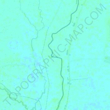 Mappa topografica Rio Chico, altitudine, rilievo