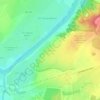 Mappa topografica Каменное Тяжино, altitudine, rilievo
