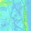 Mappa topografica Chevron Island, altitudine, rilievo