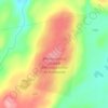 Mappa topografica Интересный рельеф для сноукайта за Кийявром, altitudine, rilievo
