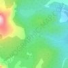 Mappa topografica Loch Minnoch, altitudine, rilievo