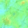 Mappa topografica Otterstedter See, altitudine, rilievo