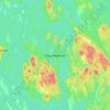 Mappa topografica Väisälänsaari, altitudine, rilievo