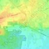Mappa topografica Kasteel van Wijnendale, altitudine, rilievo