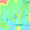 Mappa topografica Pinto Lake, altitudine, rilievo