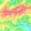 Mappa topografica Голуха, altitudine, rilievo