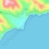 Mappa topografica Mattinatella, altitudine, rilievo