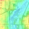 Mappa topografica Sterling Lake, altitudine, rilievo