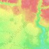 Mappa topografica Тыня, altitudine, rilievo
