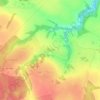 Mappa topografica Телешово, altitudine, rilievo