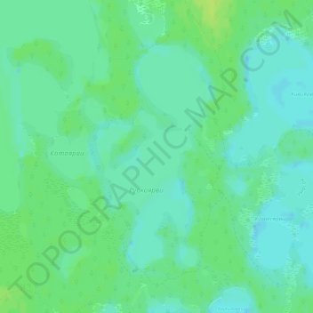 Mappa topografica Руокоярви, altitudine, rilievo