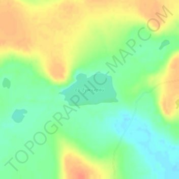 Mappa topografica оз. Еужьярви, altitudine, rilievo
