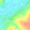 Mappa topografica Почепское, altitudine, rilievo