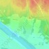 Mappa topografica Лужки, altitudine, rilievo