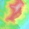 Mappa topografica Gorgo Lungo, altitudine, rilievo