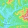 Mappa topografica Вулан, altitudine, rilievo