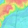 Mappa topografica Les Berges de Saint-Clair, altitudine, rilievo