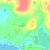 Mappa topografica Lough Tunny, altitudine, rilievo