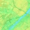 Mappa topografica Hout-Blerick, altitudine, rilievo