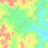 Mappa topografica Arroio Laranja, altitudine, rilievo
