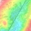 Mappa topografica Strådøla, altitudine, rilievo