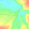 Mappa topografica Большой Барандат, altitudine, rilievo