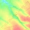 Mappa topografica Безымено, altitudine, rilievo