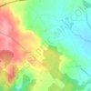 Mappa topografica Aqueduto da Água de Prata, altitudine, rilievo