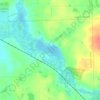 Mappa topografica Rattalee Lake, altitudine, rilievo