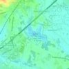 Mappa topografica Lago di Sibolla, altitudine, rilievo