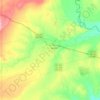 Mappa topografica Pease River, altitudine, rilievo