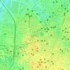 Mappa topografica Yeshwant Club, altitudine, rilievo