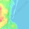 Mappa topografica Ogunquit Beach, altitudine, rilievo