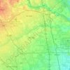Mappa topografica Cypress Creek, altitudine, rilievo