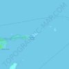 Mappa topografica Brown Islands, altitudine, rilievo