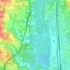 Mappa topografica As Gándaras de Budiño, altitudine, rilievo