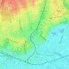 Mappa topografica Boggy Creek Greenbelt, altitudine, rilievo