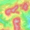 Mappa topografica Laghetti dell'Eden, altitudine, rilievo