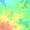Mappa topografica Большое Ивановское, altitudine, rilievo