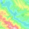 Mappa topografica Lake Del Valle, altitudine, rilievo