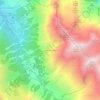Mappa topografica Valle Thuras, altitudine, rilievo