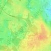 Mappa topografica Botanischer Garten, altitudine, rilievo